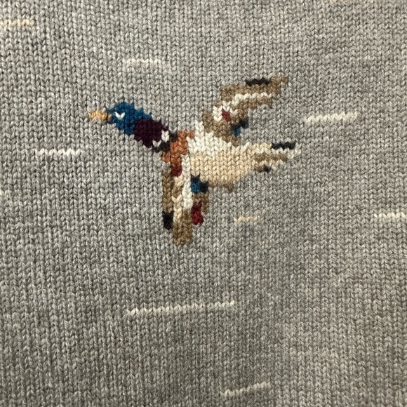 Lauren Ralph Lauren Women's Tan Sweater with Bird Design - Picture 4 of 4